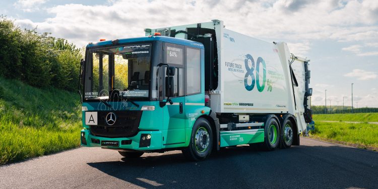 Unik! Truk Listrik Mercedes-Benz Ini Dibangun Dari Material Limbah Hasil Daur Ulang