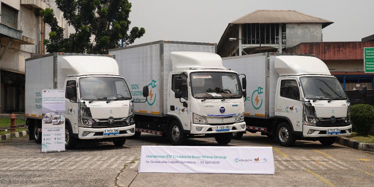 Perusahaan Tekstil Ini Operasikan Truk Listrik Foton Lewat Kalista, Efisiensi BBM Capai 40%
