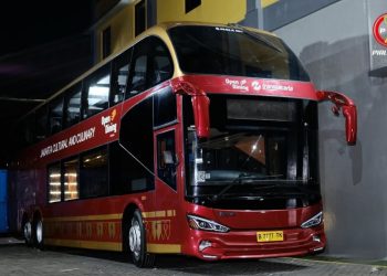 Karoseri Piala Mas Sulap Bus Double Decker Transjakarta Jadi Restoran Mewah