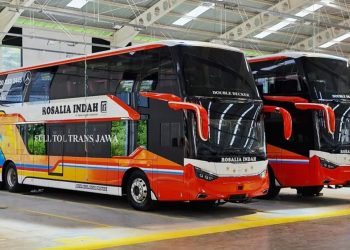 PO Rosalia Indah Rombak Konfigurasi Kursi Bus Double Decker, Dek Bawah Kini Full Sleeper