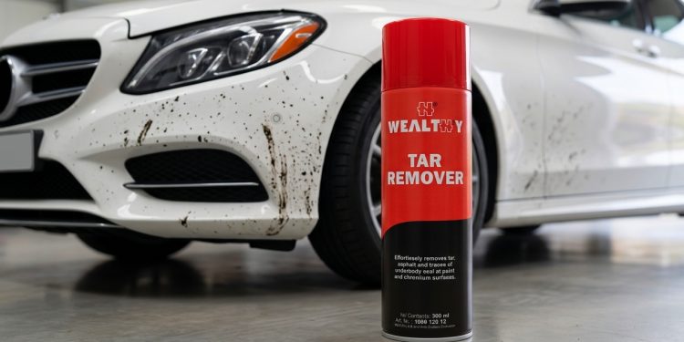 Jangan Pakai Bensin! Wealthy Tar Remover, Solusi Aman Hilangkan Noda Aspal Tanpa Merusak Cat Mobil