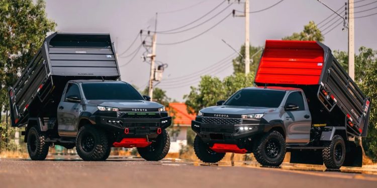 Generasi Baru Toyota Hilux Ini Disulap Jadi Truk Tipper, Sanggup Angkut Muatan Hingga 5 Ton!