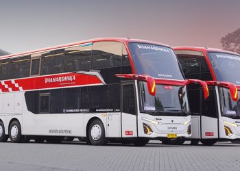 PO Mahardhika Luncurkan Bus Double Decker Baru di Atas Scania K450CB