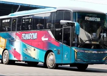 Tampil Nyentrik, PO Primadona Luncurkan Duet Bus Skylander F25, Sistem Bagasinya Unik!