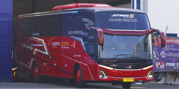 Intip Wujud Armada Baru PO Agra Icon Tour Bus, Pakai Bodi Jetbus 5 MHD Adiputro