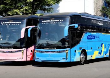 Meluncur dari Karoseri New Armada, Bus Baru PO Naryama Trans Siap Manjakan Pecinta Pariwisata!