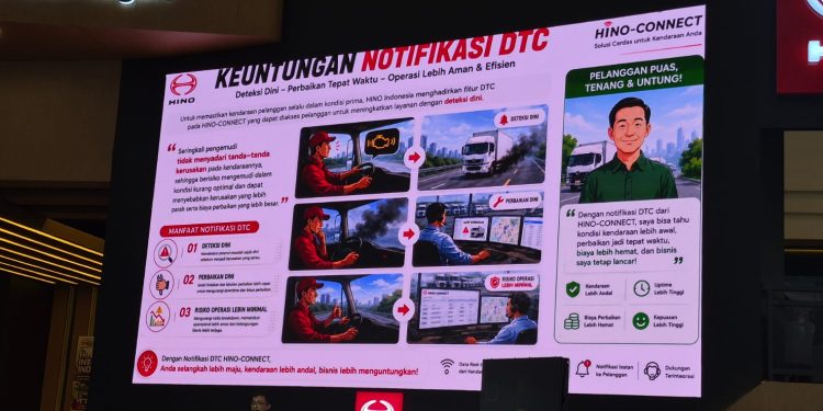 Hino Connect Tambah 3 Fitur Baru, Tingkatkan Keamanan Armada Lewat Digitalisasi