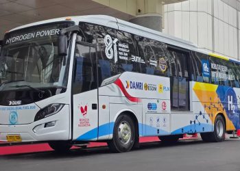 Damri Uji Coba Bus Konversi Hidrogen-Diesel Pertama di Indonesia