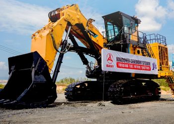 Pertama di Indonesia! PT Jhonlin Baratama Operasikan Eskavator Listrik Raksasa SY3000E, Ini Spesifikasinya