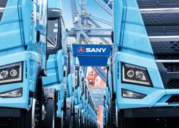 Tiongkok Bikin Geger! Lebih dari 800 Truk Listrik Sany Mulai Dikirim Ke Pasar Global