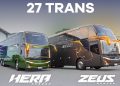 Dua Bus Baru PO 27 Trans Pakai Bodi Jetbus 5 Unicoach, Layani Rute Bogor-Malang