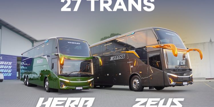 Dua Bus Baru PO 27 Trans Pakai Bodi Jetbus 5 Unicoach, Layani Rute Bogor-Malang