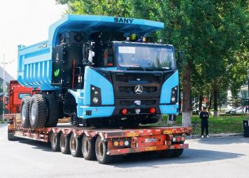 Truk Listrik Otonom Sany SKR110Ei Mulai Invasi Ke Sektor Tambang Amerika