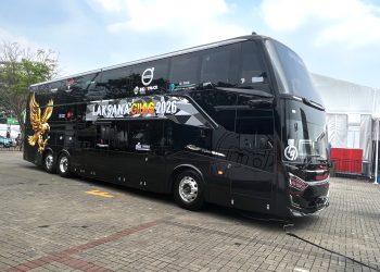 Intip Mewahnya Bus Legacy SR3 Neo DD-Suites Combi Milik PO Garuda Mas, Pakai Spion Kamera!