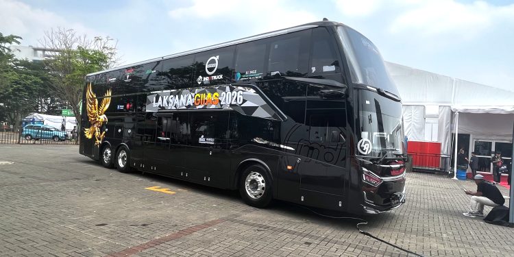 Intip Mewahnya Bus Legacy SR3 Neo DD-Suites Combi Milik PO Garuda Mas, Pakai Spion Kamera!