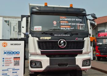 Manfaatkan Efisiensi, MC Group Luncurkan Truk Tambang Shacman X5000 Hybrid