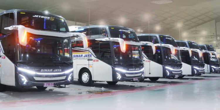 PO Sinar Jaya Tambah Lima Bus Baru, Pakai Jetbus 5 MHD dengan Sleeper di Bagian Depan