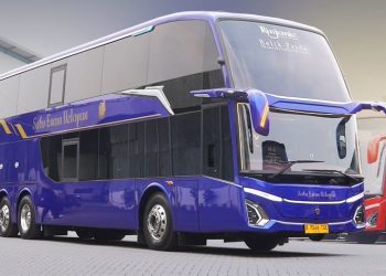 Bus Double Decker Baru PO 168 Trans, Dilengkapi Kursi Sleeper