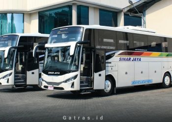 Cetak Sejarah! Bus PO Sinar Jaya Perdana Pakai Bodi Patriot Diamanthe 16T-2 Morodadi Prima!